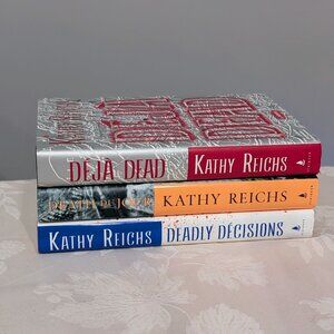 New Kathy Reichs 1st Edition 3-Book Set Deja Dead Death Du Jour Deadly Decisions